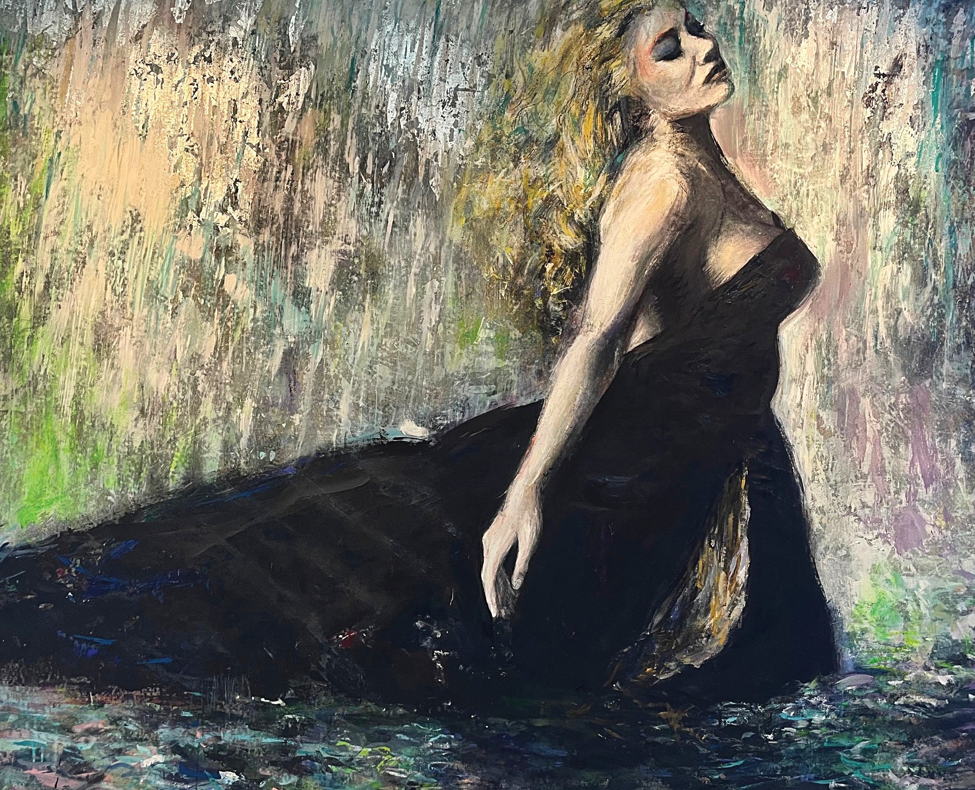 “Y la nave va…” 1,90 mts ancho X 1,50 mts Técnica mixta s/lienzo